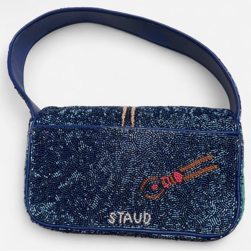 Staud Tommy Beaded Handbag swimmers - Picture 5 of 8